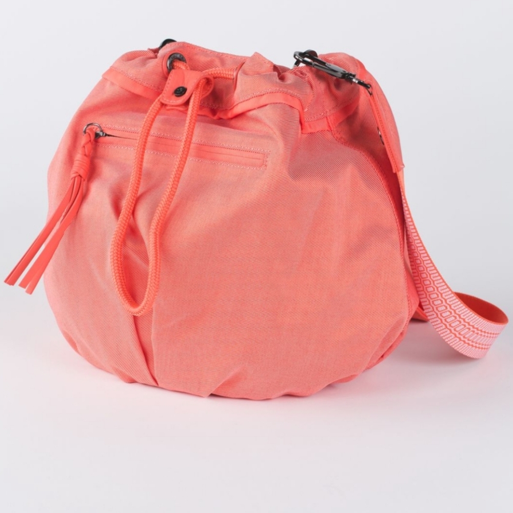 Lululemon Diversity Bag Wanderlust Cape Red Drawstring Bag Coral/White Crossbody